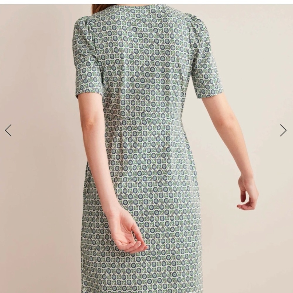 Boden crew neck jersey dress - Picture 4 of 6